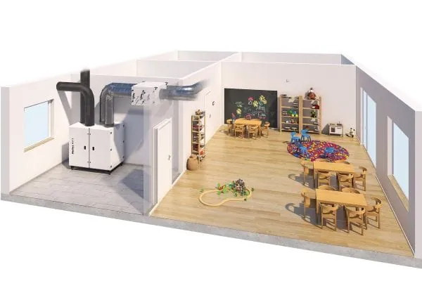 Neues Highlight im zweiten Halbjahr 2025: Das Seminar „Raumlufttechnik im Umbruch – von aktuellen Standards zu smarten Lösungen“ vermittelt praxisbewährte Konzepte und zeigt innovative Ansätze für öffentliche Gebäude auf.