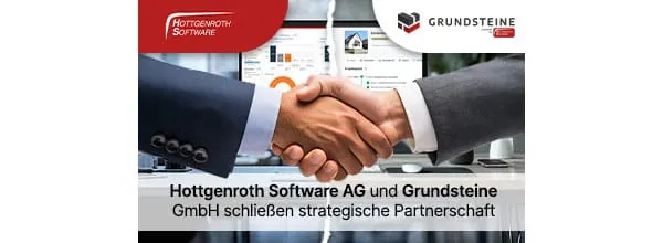 Die Hottgenroth Software AG und die Grundsteine GmbH geben ihre strategische Zusammenarbeit bekannt. Ziel ist die Entwicklung einer All-in-One-Plattform f&uuml;r die Energieberatung.