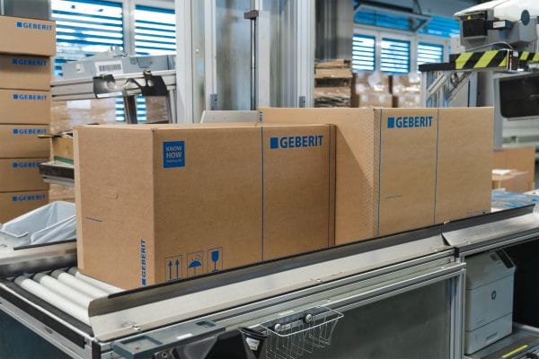 Geberit verpackt schlanker – Vorteile für Kunden und Umwelt