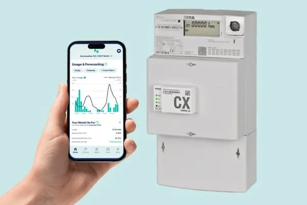Ein Smart Meter ist ein intelligenter Stromz&auml;hler, der den Stromverbrauch digital erfasst und an den Stromversorger &uuml;bermittelt. Es besteht aus einer modernen Messeinrichtung (mME) und dem Smart Meter Gateway (SMGW).