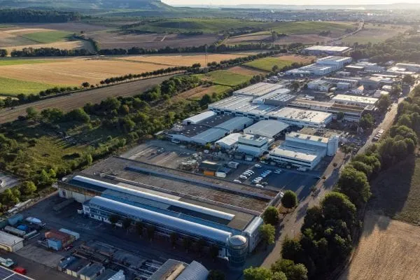 Der W&auml;rmepumpen-Produktionsstandort in G&uuml;glingen