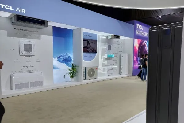 Klimalösungen und Wärmepumpen sind bei einigen Ausstellern selbstverständlicher Bestandteil eines modernen Zuhauses