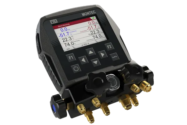 Die Geräte der Serie Montec sind für Messungen in anspruchsvollen Kälte-, Klima- und Wärmepumpenanwendungen geeignet.