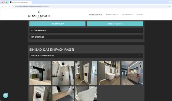 Produkte k&ouml;nnen ganz einfach an der Pinnwand vorgeschlagen werden.