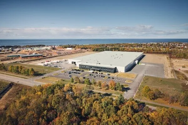 Drohnenaufnahme neues Duravit-Werk in Kanada