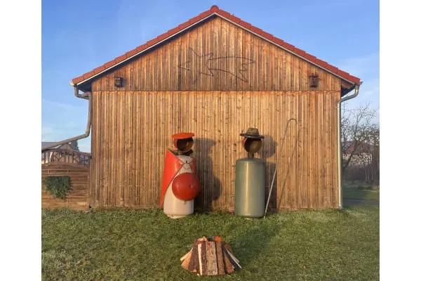 Josef und Maria auf Herbergssuche.