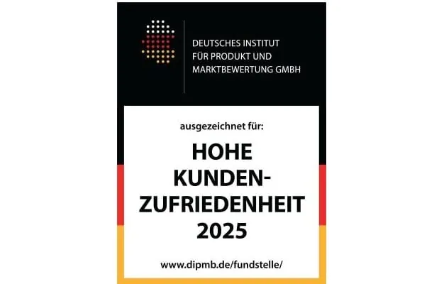 Der DIPMB Award zeichnet Marken aus, die in zentralen Zufriedenheitsfaktoren wie Kundenservice, Nutzererfahrung und Weiterempfehlung eine &uuml;berdurchschnittlich positive Konsumentenbewertung erhalten.
