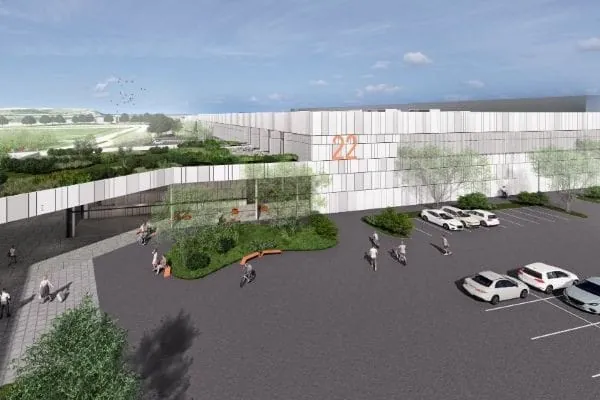 Rendering neue Messehalle 22