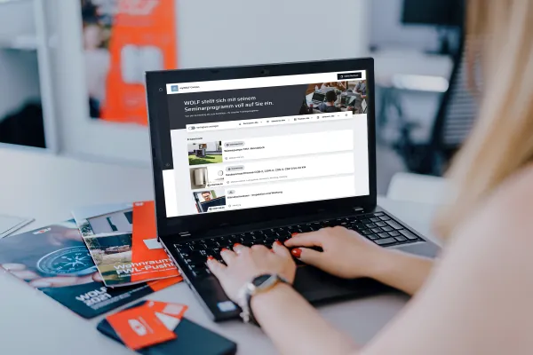 Wolf Campus: Ab sofort können Weiterbildungen an allen fünf Akademie-Standorten online über das myWolf Portal gebucht werden.