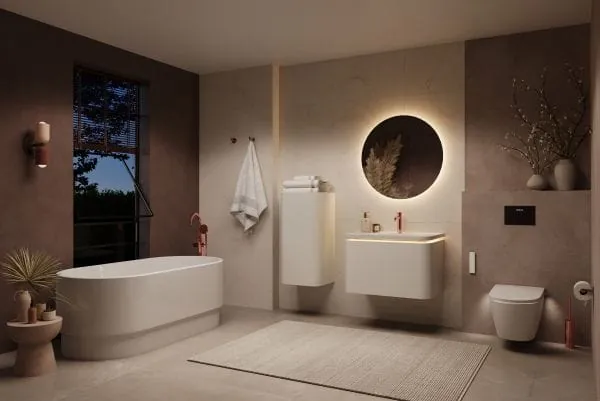 VitrA wird 2026 mit dem Good Design Award f&uuml;r zwei Produktneuheiten ausgezeichnet: Glora und V-Care 3.0, entworfen vom NOA Design Studio, sind Teil des neuen VitrA Grid Systems.