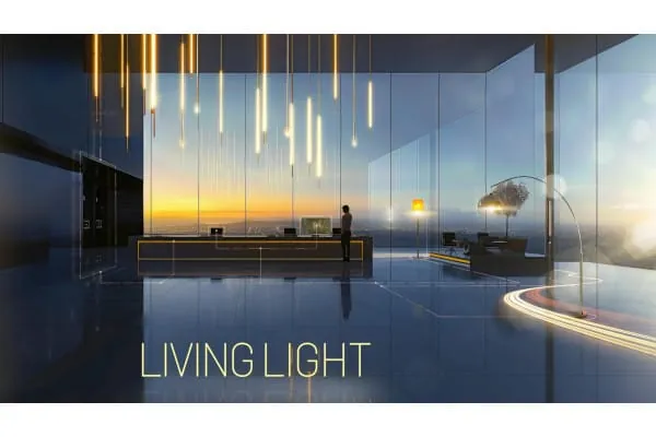 Das Top-Thema „Living Light“ vereint ästhetische, funktionale und technologische Perspektiven und zeigt, wie sich Räume durch Licht gezielt gestalten und erleben lassen.
