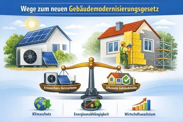 Gutachten zeigt Weg zu flexiblem Gebäudemodernisierungsgesetz