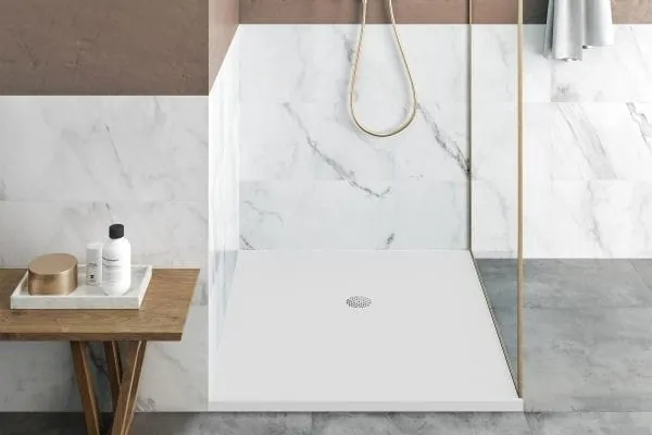 Duschfl&auml;che aus Mineralguss