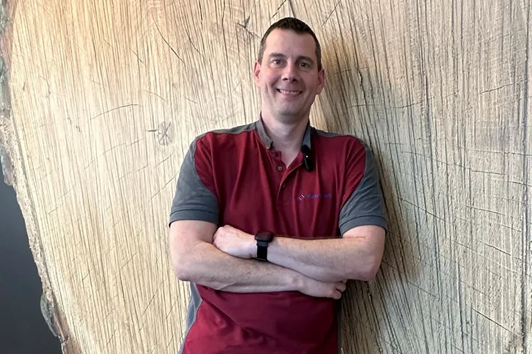 Markus Mack von der Firma Markus Mack Haustechnik aus Michelbach an der Bilz.