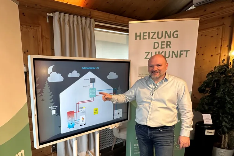 Peter Brecklinghaus von der Firma HHS &ndash; Hybrid-Heat-Solution aus Betzdorf.