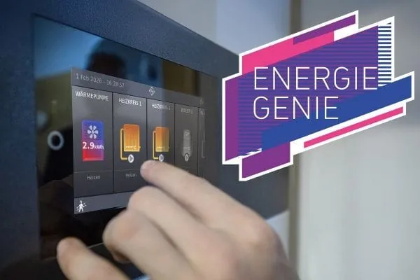 Regelung TouchPro von Hargassner, ausgezeichnet mit dem EnergieGenie der Energiesparmesse Wels