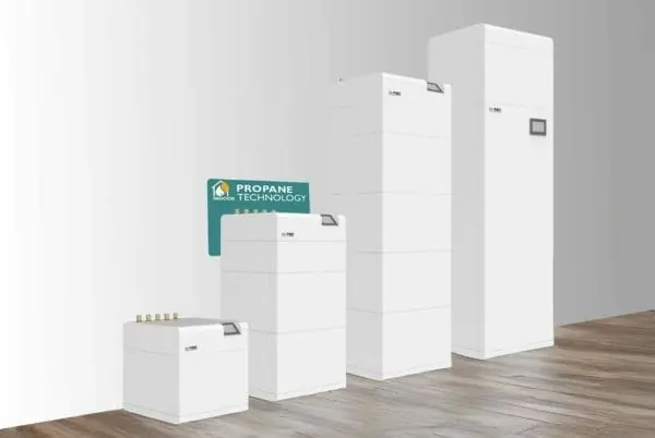 Propan-Wärmepumpenkonzept VHPA zur Innenaufstellung