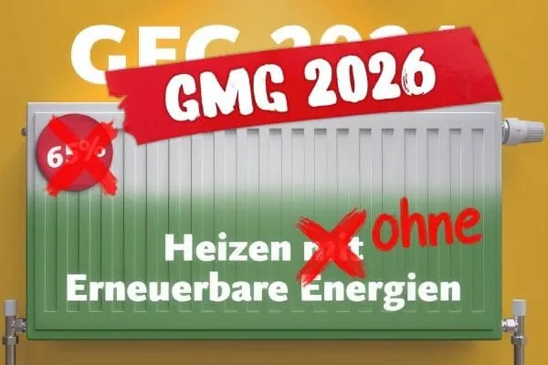 Grafik Heizk&ouml;rper davor Schrift GMG 2026