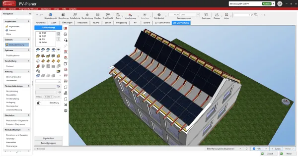 Die neue Dach-Schnellerfassung von Hottgenroth beschleunigt die Planung von PV-Anlagen.