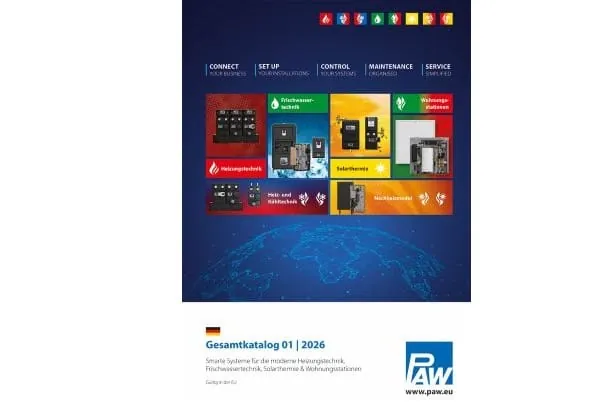 Jetzt auch wieder in Print verf&uuml;gbar: Der neue PAW-Katalog pr&auml;sentiert zahlreiche Produktinformationen, Neuheiten und praktische Anwendungsbeispiele.
