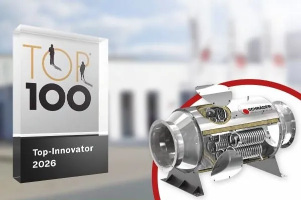 Bildmontage Preis Top 100 und Abgastechnik von Schr&auml;der