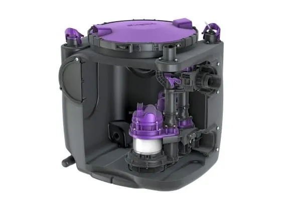Abwasserhebeanlage Aqualift 100 als Duoanlage