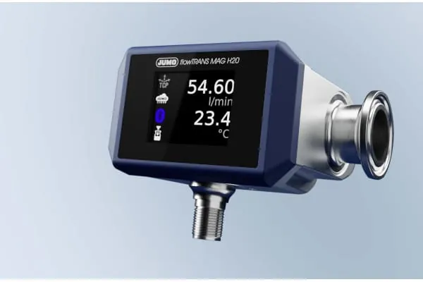 Der Jumo  flowtrans MAG H20 misst hochpr&auml;zise leitf&auml;hige Medien, auch tr&ouml;pfchenweise.