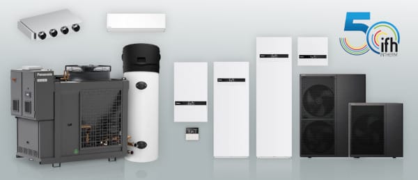 Panasonic präsentiert auf der IFH/Intherm sein weit gefächertes Angebot an Wärmepumpen, R290-Chiller und Raumklimageräten.
