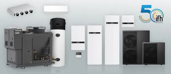 Panasonic präsentiert auf der IFH/Intherm sein weit gefächertes Angebot an Wärmepumpen, R290-Chiller und Raumklimageräten.