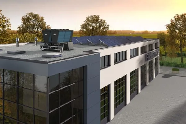 Die Luft-/Wasser-Wärmepumpe Logatherm WLW376 für Nichtwohngebäude kommt mit Leistungsgrößen zwischen 30 und 55 kW auf den Markt.