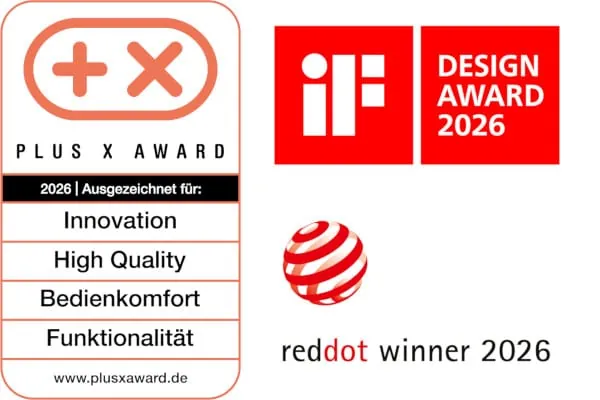 Für den Heizkörperthermostat neo-K erhielt IMI 2026 den iF Design Award, den Red Dot Design Award sowie den Plus X Award.