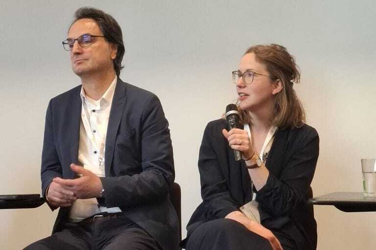 Ren&eacute; Ebert VdZ und Kerstin Stratmann ZVEI