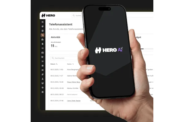 Hero Voice ist die erste verfügbare KI-Funktion von Hero AI, weitere sollen in Kürze folgen.
