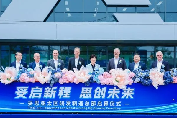 Gemeinsam mit Vertretern aus Wirtschaft, Politik und Industrie eröffnete Trox am 18. Juni 2026 offiziell das neue Asia Pacific Innovation Headquarter in Suzhou/China.