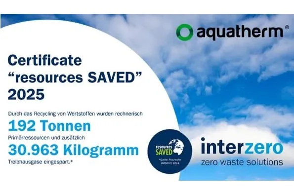aquatherm: Wie Recycling 192 t Rohstoffe einspart