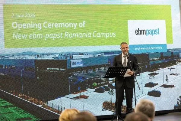 Die Er&ouml;ffnungsfeier markiert einen weiteren Meilenstein der &bdquo;Local for Local&ldquo;-Strategie von ebm-papst, betont Jan Philippiak, Vertreter der drei Gesellschafterfamilien von ebm-papst. 