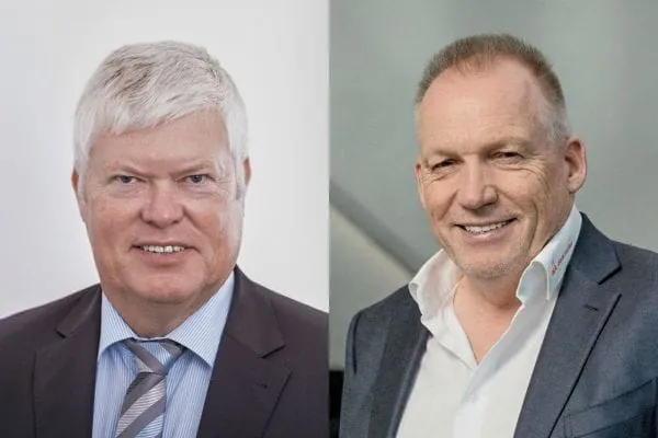Bringen als Geschäftsführer der Aalborg Heating & Cooling Systems ApS gemeinsam die Energie- und Wärme-wende voran: Jes Donneborg und Andreas Müller.