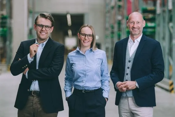 Marten Reißer, Jessica Reißer und Alexander Bruggner bilden nun die neue Dreierspitze beim SHK-Großhändler Reisser (v. l.).