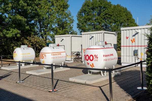 Gelungener Test mit grünem Flüssiggas rDME