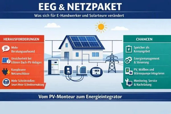 Grafik Auswirkungen neues EEG für Handwerker