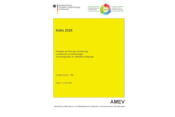 AMEV-Empfehlung Nr. 180 Kälte 2026