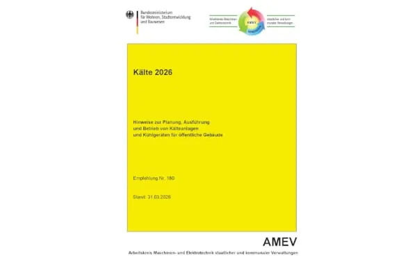 AMEV-Empfehlung Nr. 180 Kälte 2026