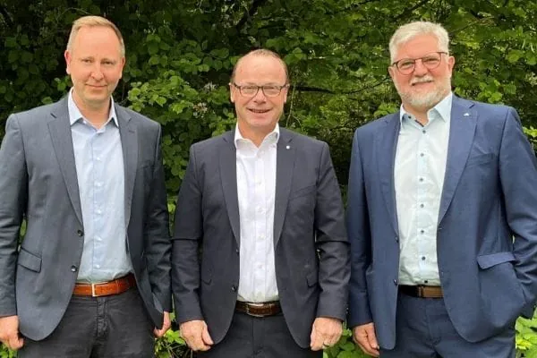 Ingo Kotting, Nova Apparate GmbH; Martin Alofs, Trox SE; Harald Luger, Walter Bösch GmbH & Co KG (v. l.)