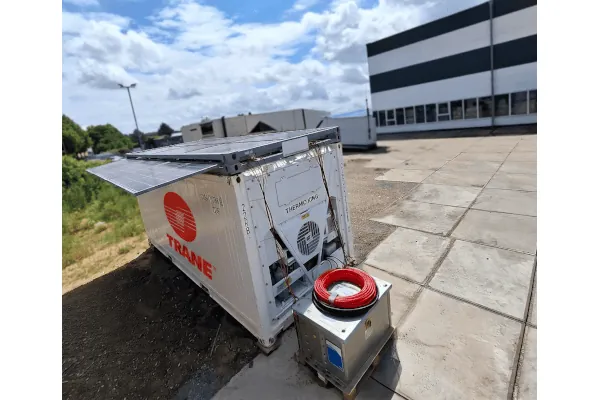 Solarbetriebener Kühlcontainer