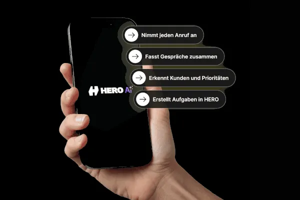 Im Mittelpunkt des Gesprächs stand die Software Hero AI als KI-gestützte Produktwelt für das Fachhandwerk.