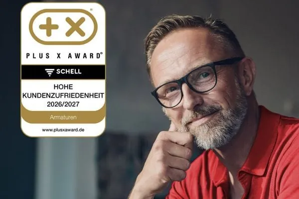 Schell erhält PLUS X Award für „Hohe Kundenzufriedenheit".