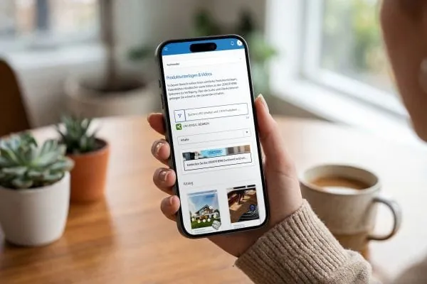 Das Zewotherm-Partnerportal begleitet Fachpartner auch unterwegs. Serviceanfragen, technische Informationen und viele weitere Funktionen sind jederzeit mobil verfügbar.