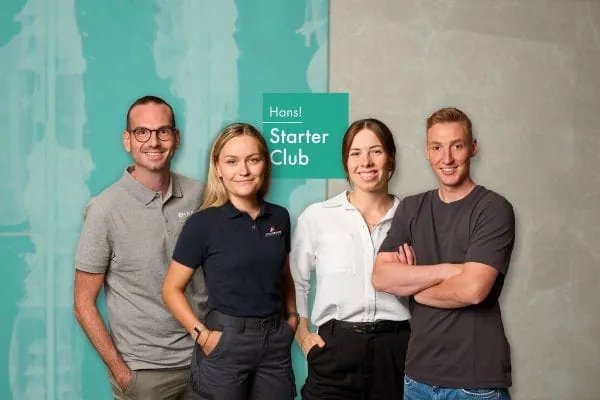Die Premiummarke hansgrohe startet ab dem 15. September 2026 mit dem Hans! StarterClub. Darin begleitet und fördert die Marke Gründer und Betriebsübernehmer auf ihrem Weg in die Selbstständigkeit.
