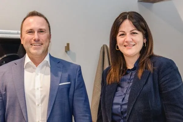 Markus Steinbrecher, EMBA, Geschäftsführer Holte und Monika Horvath, Leiterin Geschäftsbereich Bad bei Holter.
