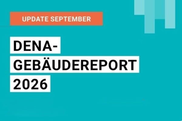 Update dena-Gebäudereport: Wärmepumpen und Speicher legen zu